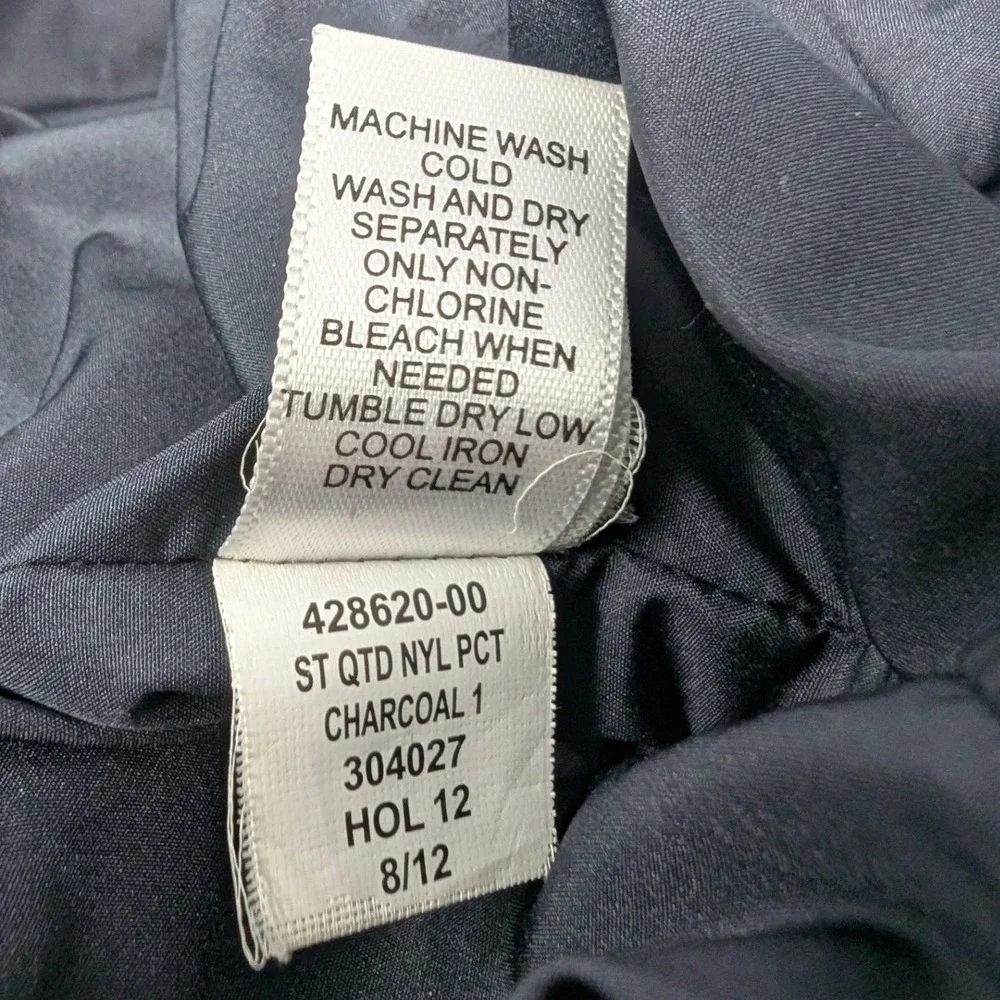 Banana Republic Men's M Double Breasted Quilted‎ Puffer Peacoat